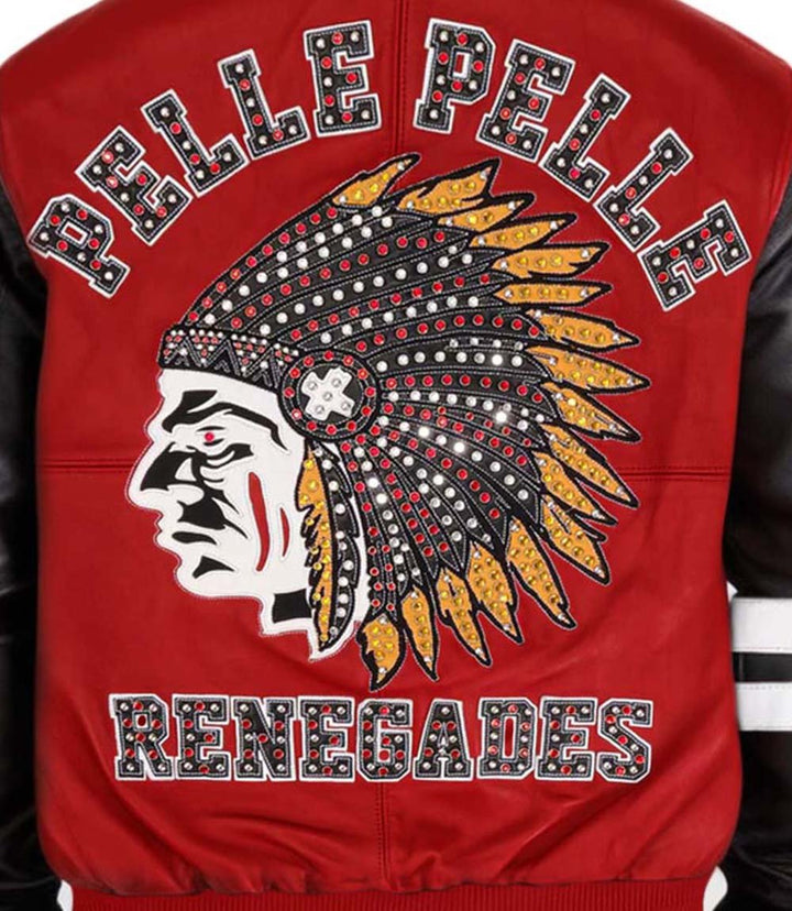 Renegades Red Black Leather Jacket - XXS - Renegades Red Black Leather Jacket - Tatoo Tee