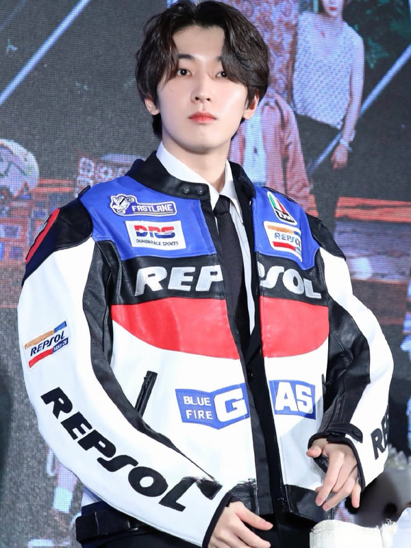 Repsol Leather Vintage Racing Jacket