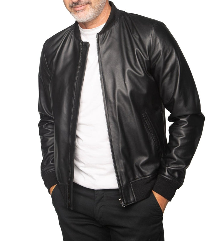 Rocky II Tiger Jacket Leather Jacket - Male - XS - Rocky II Tiger Jacket Leather Jacket - Tatoo Tee