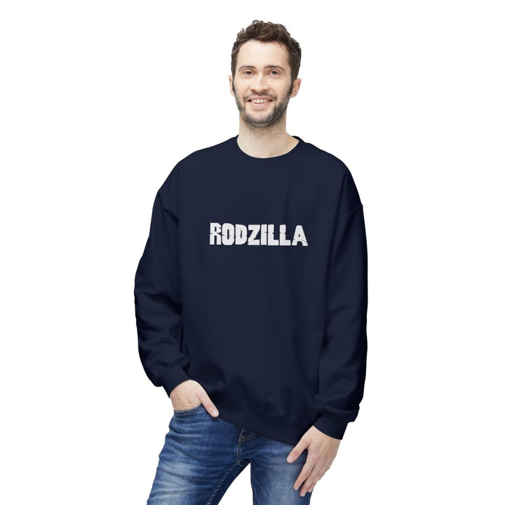 Rodzilla Inspired Unisex Crewneck Sweatshirt for Fans - Navy - S - Rodzilla Inspired Unisex Crewneck Sweatshirt for Fans - Tatoo Tee