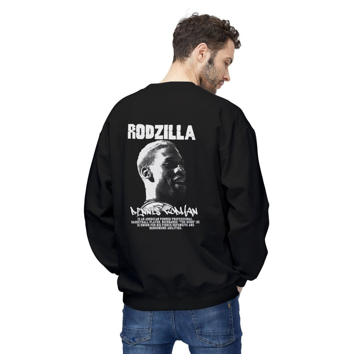 Rodzilla Inspired Unisex Crewneck Sweatshirt for Fans - Red - S - Rodzilla Inspired Unisex Crewneck Sweatshirt for Fans - Tatoo Tee
