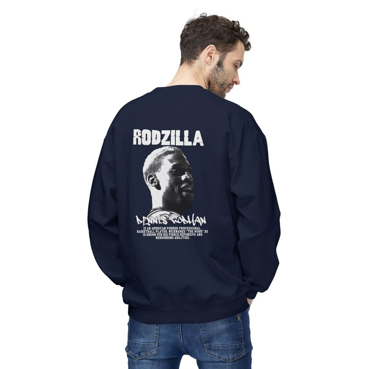 Rodzilla Inspired Unisex Crewneck Sweatshirt for Fans - Red - S - Rodzilla Inspired Unisex Crewneck Sweatshirt for Fans - Tatoo Tee