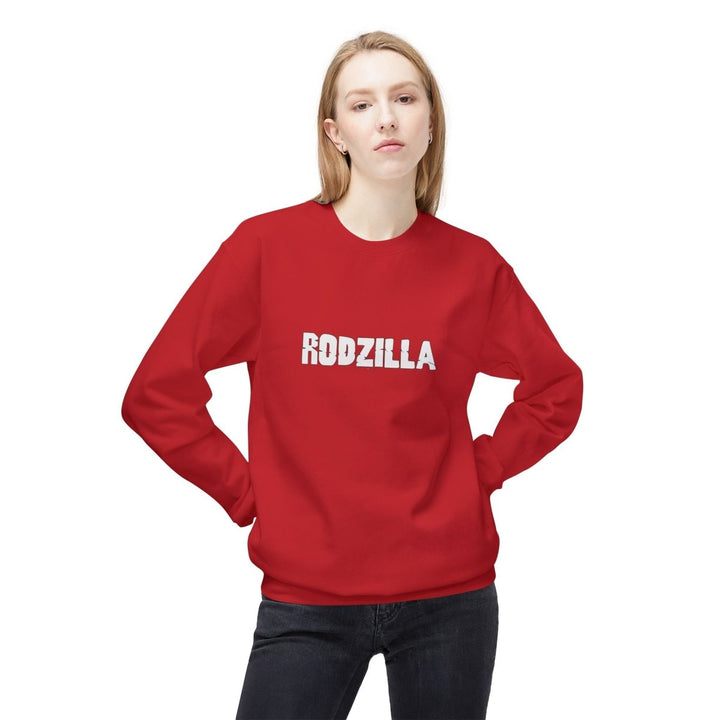 Rodzilla Inspired Unisex Crewneck Sweatshirt for Fans - Red - S - Rodzilla Inspired Unisex Crewneck Sweatshirt for Fans - Tatoo Tee