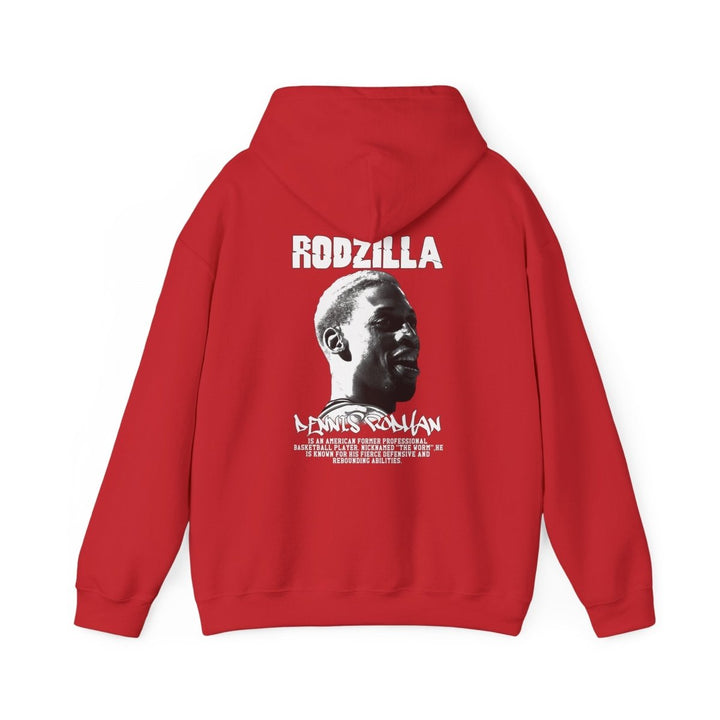 Rodzilla Unisex Hoodie - Casual Cozy Wear, Perfect for Fans - Red - S - Rodzilla Unisex Hoodie - Casual Cozy Wear, Perfect for Fans - Tatoo Tee