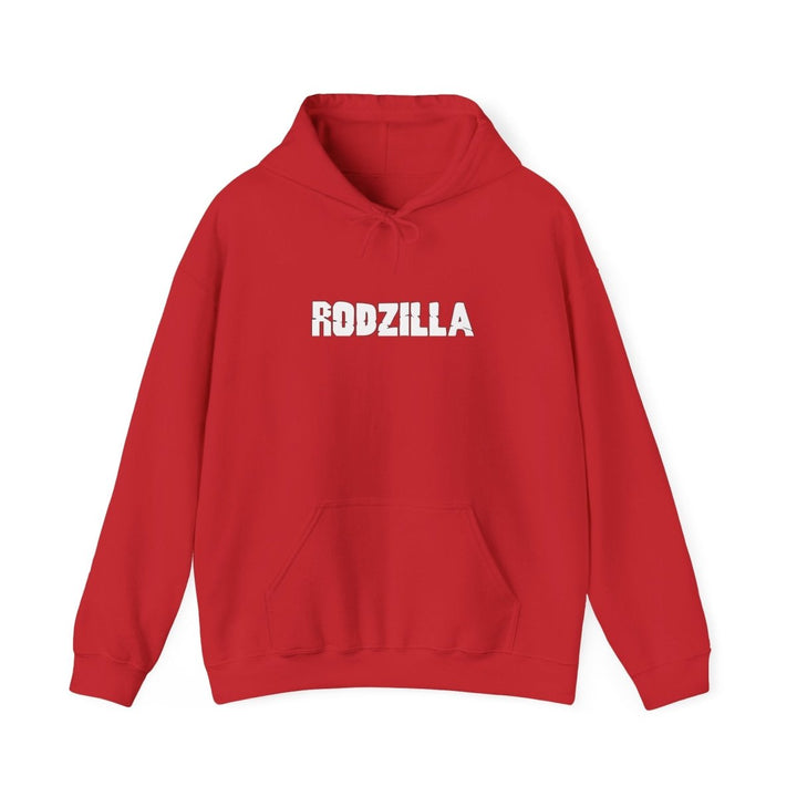Rodzilla Unisex Hoodie - Casual Cozy Wear, Perfect for Fans - Red - S - Rodzilla Unisex Hoodie - Casual Cozy Wear, Perfect for Fans - Tatoo Tee