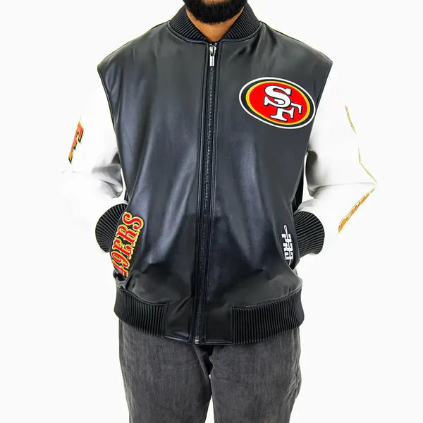 San Francisco 49Ers NFL Signature Leather Varsity Jacket