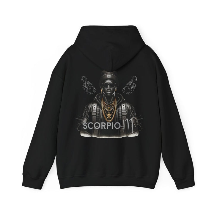Scorpio Graphic Hoodie - Unisex Hoodie for Astrology Lovers - Charcoal - S - Scorpio Graphic Hoodie - Unisex Hoodie for Astrology Lovers - Tatoo Tee
