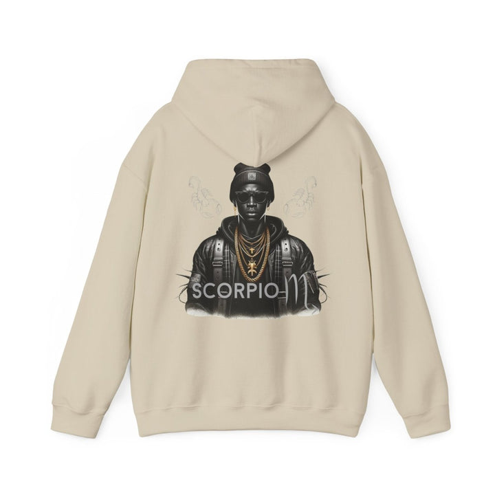 Scorpio Graphic Hoodie - Unisex Hoodie for Astrology Lovers - Charcoal - S - Scorpio Graphic Hoodie - Unisex Hoodie for Astrology Lovers - Tatoo Tee