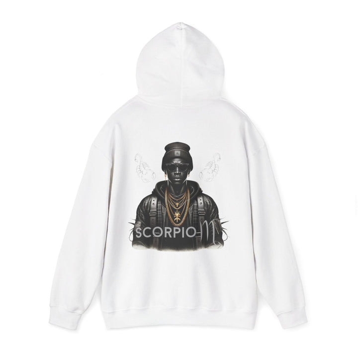 Scorpio Graphic Hoodie - Unisex Hoodie for Astrology Lovers - Charcoal - S - Scorpio Graphic Hoodie - Unisex Hoodie for Astrology Lovers - Tatoo Tee