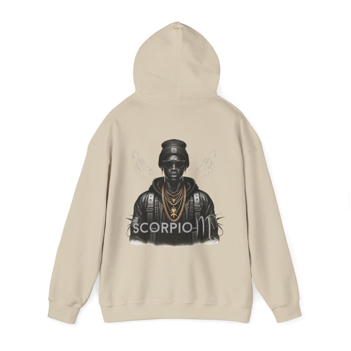 Scorpio Graphic Hoodie - Unisex Hoodie for Astrology Lovers - Charcoal - S - Scorpio Graphic Hoodie - Unisex Hoodie for Astrology Lovers - Tatoo Tee