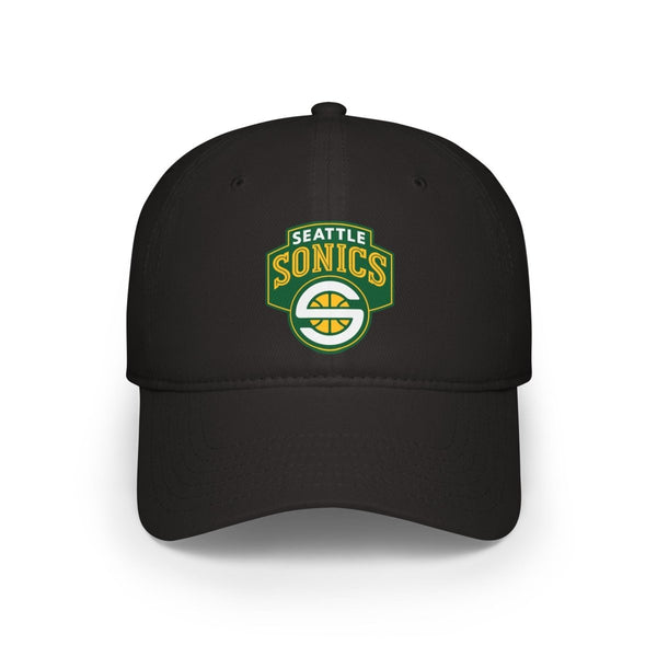 Seattle Sonics Low Profile Baseball Cap, Sports Hat, Vintage Cap, NBA Fan Gift - Black - One size - Seattle Sonics Low Profile Baseball Cap, Sports Hat, Vintage Cap, NBA Fan Gift - Tatoo Tee