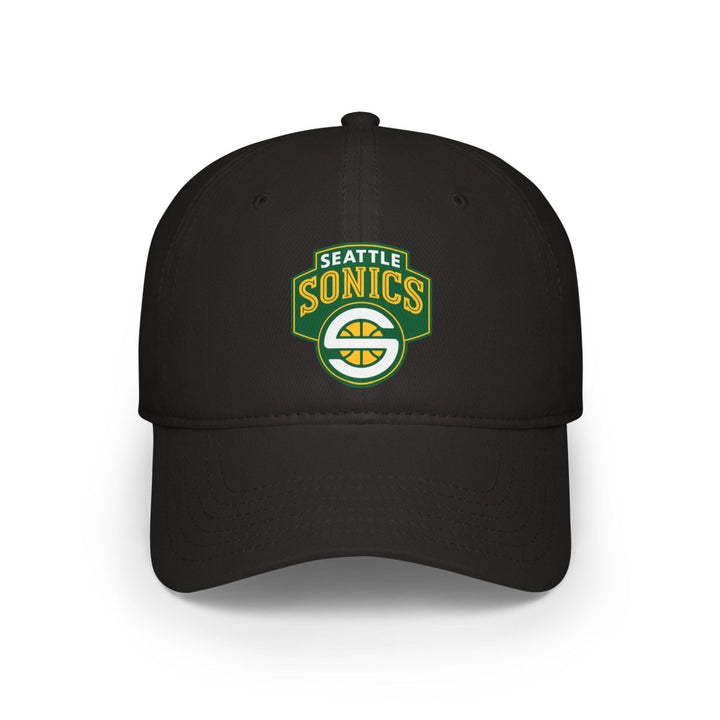 Seattle Sonics Low Profile Baseball Cap, Sports Hat, Vintage Cap, NBA Fan Gift - Black - One size - Seattle Sonics Low Profile Baseball Cap, Sports Hat, Vintage Cap, NBA Fan Gift - Tatoo Tee