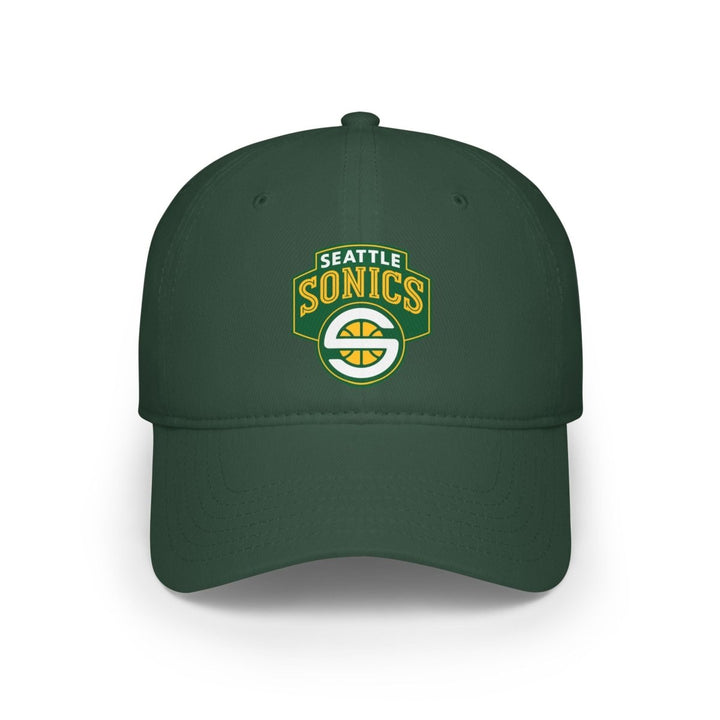 Seattle Sonics Low Profile Baseball Cap, Sports Hat, Vintage Cap, NBA Fan Gift - Dark Green - One size - Seattle Sonics Low Profile Baseball Cap, Sports Hat, Vintage Cap, NBA Fan Gift - Tatoo Tee