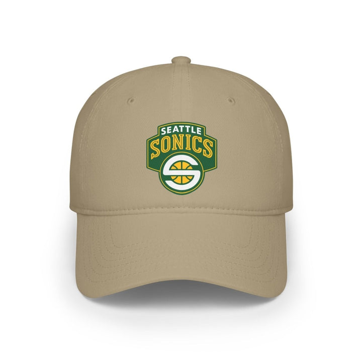 Seattle Sonics Low Profile Baseball Cap, Sports Hat, Vintage Cap, NBA Fan Gift - Khaki - One size - Seattle Sonics Low Profile Baseball Cap, Sports Hat, Vintage Cap, NBA Fan Gift - Tatoo Tee