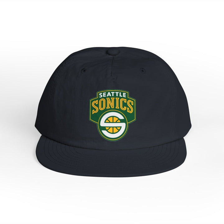 Seattle Sonics Surf Cap - Vintage Style Snapback Hat for Sports Lovers - One size - Navy - Seattle Sonics Surf Cap - Vintage Style Snapback Hat for Sports Lovers - Tatoo Tee