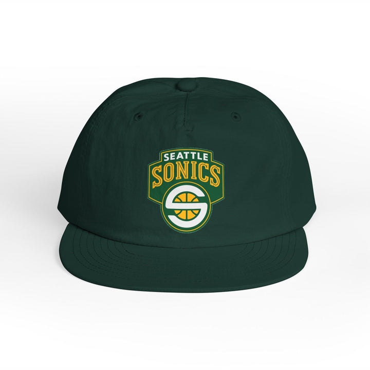 Seattle Sonics Surf Cap - Vintage Style Snapback Hat for Sports Lovers - One size - Pine Green - Seattle Sonics Surf Cap - Vintage Style Snapback Hat for Sports Lovers - Tatoo Tee