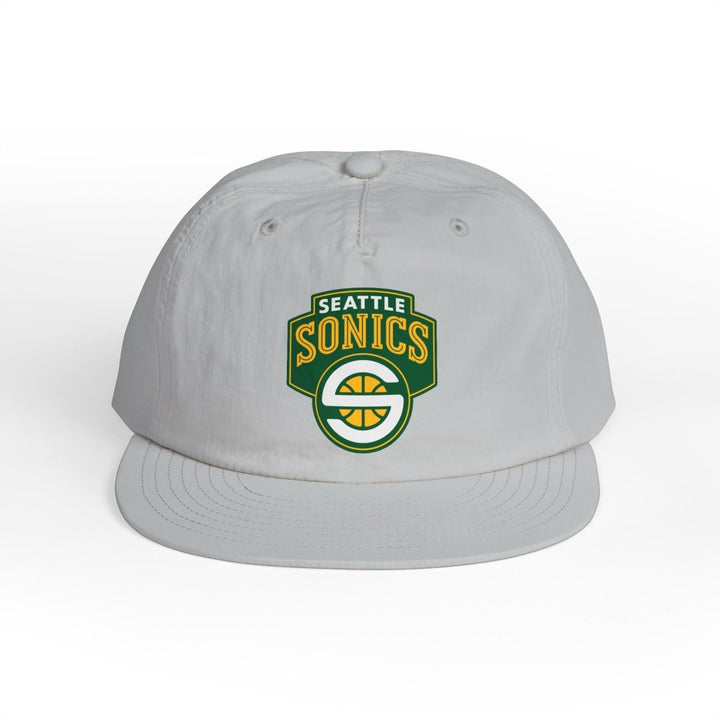 Seattle Sonics Surf Cap - Vintage Style Snapback Hat for Sports Lovers - One size - Smoke - Seattle Sonics Surf Cap - Vintage Style Snapback Hat for Sports Lovers - Tatoo Tee