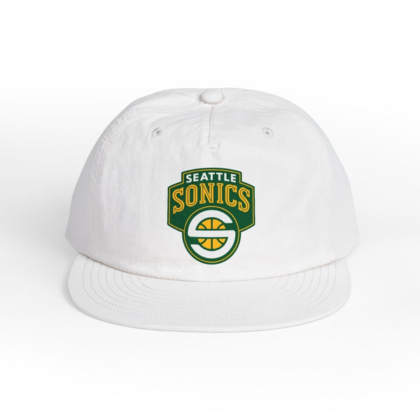 Seattle Sonics Surf Cap - Vintage Style Snapback Hat for Sports Lovers - One size - White - Seattle Sonics Surf Cap - Vintage Style Snapback Hat for Sports Lovers - Tatoo Tee