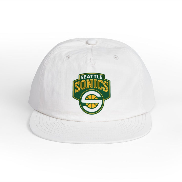 Seattle Sonics Surf Cap - Vintage Style Snapback Hat for Sports Lovers - One size - White - Seattle Sonics Surf Cap - Vintage Style Snapback Hat for Sports Lovers - Tatoo Tee