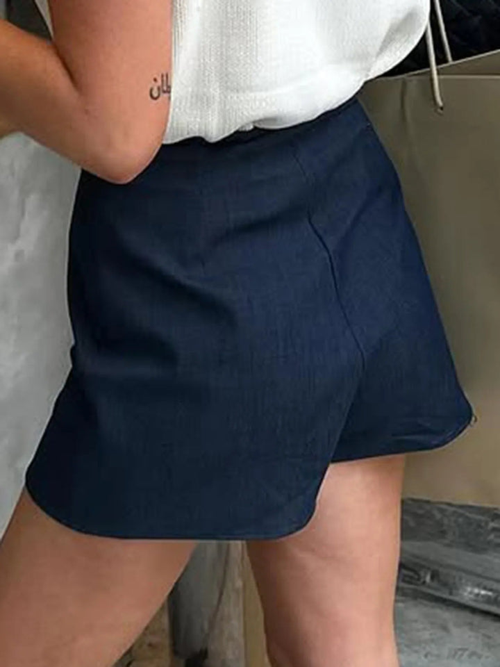 Slit Mini Skort - Navy - S - eb235e3969af4164afcac43aba9a4aed - Max - Origin - Tatoo Tee