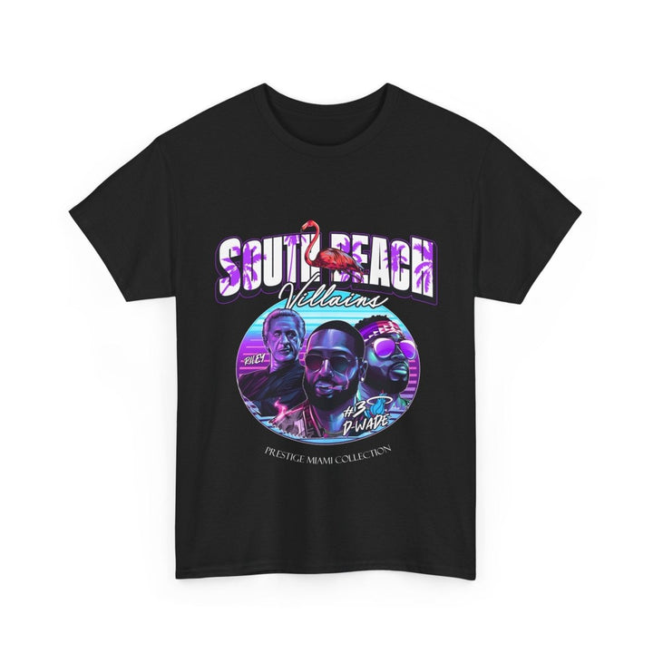 South Beach Villains Unisex Heavy Cotton Tee - Navy - S - South Beach Villains Unisex Heavy Cotton Tee - Tatoo Tee