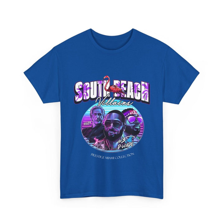 South Beach Villains Unisex Heavy Cotton Tee - Navy - S - South Beach Villains Unisex Heavy Cotton Tee - Tatoo Tee