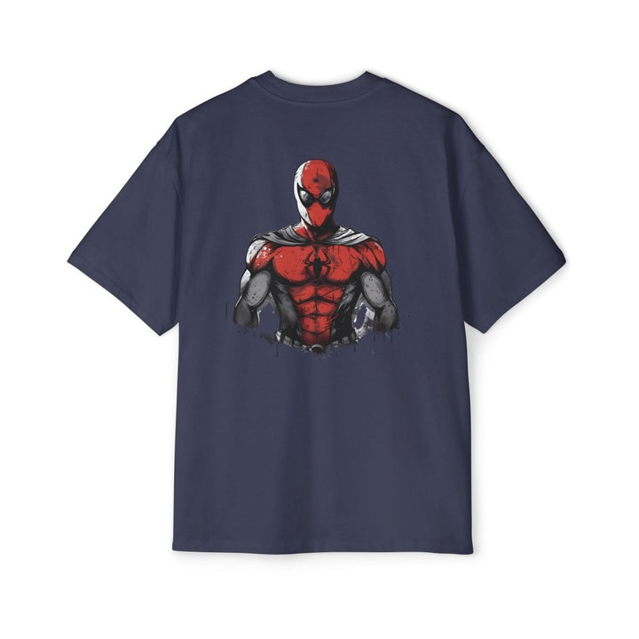 Spider - Man Oversized Tee for Fans - Red Comic Style Graphic T-Shirt - S - Midnight Blue - Spider - Man Oversized Tee for Fans - Red Comic Style Graphic T-Shirt - Tatoo Tee