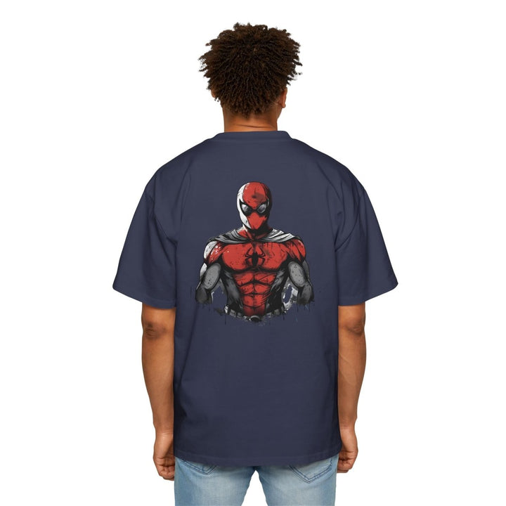 Spider - Man Oversized Tee for Fans - Red Comic Style Graphic T-Shirt - S - Midnight Blue - Spider - Man Oversized Tee for Fans - Red Comic Style Graphic T-Shirt - Tatoo Tee