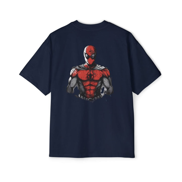 Spider - Man Oversized Tee for Fans - Red Comic Style Graphic T-Shirt - S - Midnight Blue - Spider - Man Oversized Tee for Fans - Red Comic Style Graphic T-Shirt - Tatoo Tee