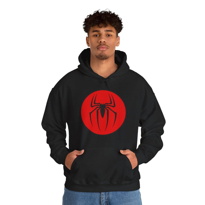 Spiderman Heavy Blend Hoodie for Fans - Cozy & Stylish - Black - S - Spiderman Heavy Blend Hoodie for Fans - Cozy & Stylish - Tatoo Tee