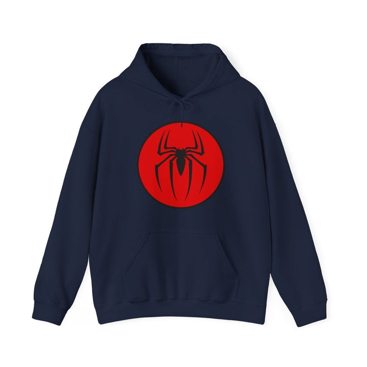 Spiderman Heavy Blend Hoodie for Fans - Cozy & Stylish - Navy - S - Spiderman Heavy Blend Hoodie for Fans - Cozy & Stylish - Tatoo Tee