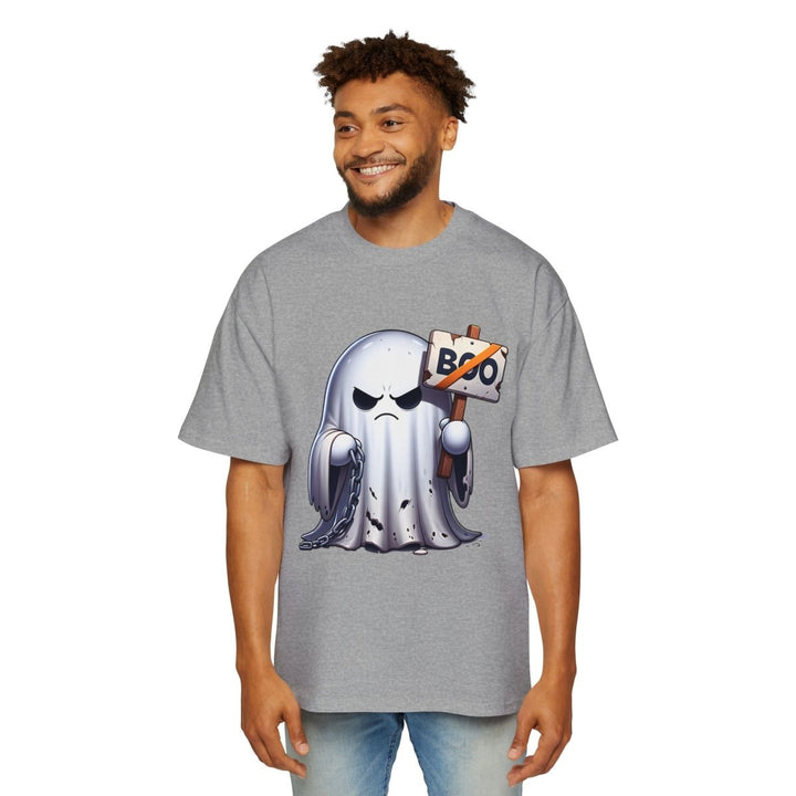 Spooky Ghost Graphic Tee, Perfect for Halloween Costume, Unisex Heavy T-Shirt - Athletic Heather - S - Spooky Ghost Graphic Tee, Perfect for Halloween Costume, Unisex Heavy T-Shirt - Tatoo Tee