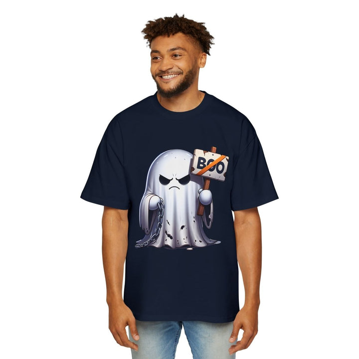 Spooky Ghost Graphic Tee, Perfect for Halloween Costume, Unisex Heavy T-Shirt - Navy - S - Spooky Ghost Graphic Tee, Perfect for Halloween Costume, Unisex Heavy T-Shirt - Tatoo Tee