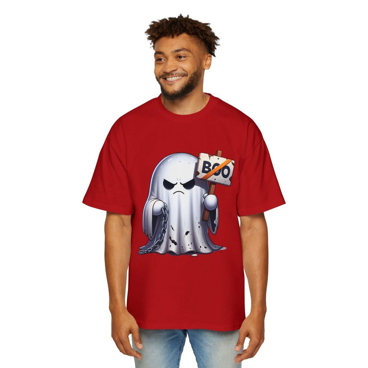 Spooky Ghost Graphic Tee, Perfect for Halloween Costume, Unisex Heavy T-Shirt - Red - M - Spooky Ghost Graphic Tee, Perfect for Halloween Costume, Unisex Heavy T-Shirt - Tatoo Tee