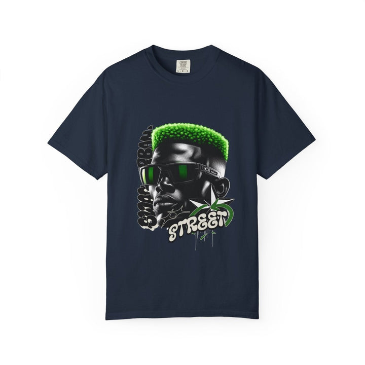 Street Vibes Unisex Garment - Dyed T-Shirt with Cool Graphic - Red - S - Street Vibes Unisex Garment - Dyed T-Shirt with Cool Graphic - Tatoo Tee