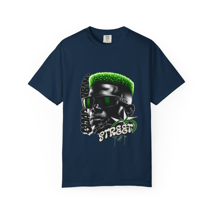 Street Vibes Unisex Garment - Dyed T-Shirt with Cool Graphic - Red - S - Street Vibes Unisex Garment - Dyed T-Shirt with Cool Graphic - Tatoo Tee