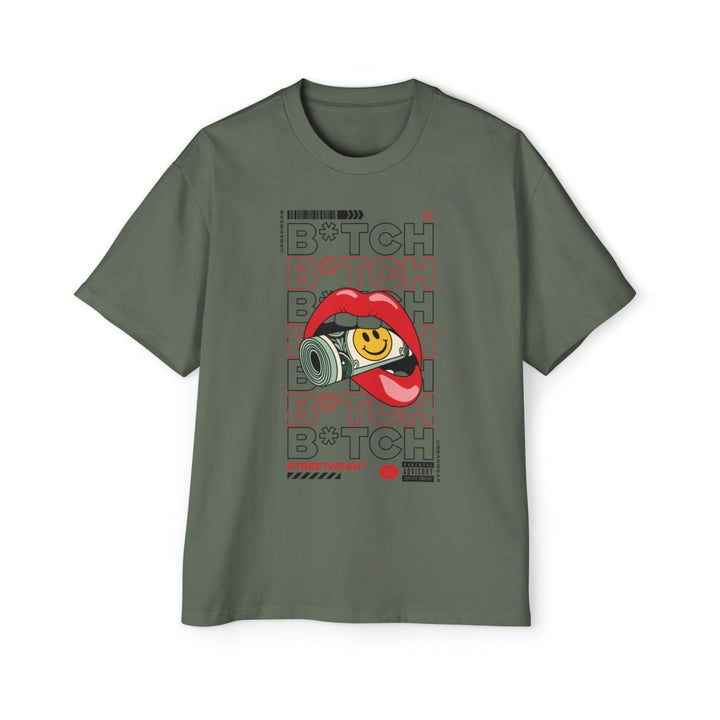 Streetwear Heavy Oversized Tee with Graphic Design - Cypress - S - Streetwear Heavy Oversized Tee with Graphic Design - Tatoo Tee
