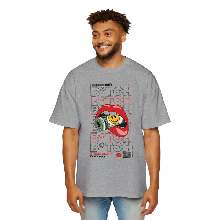 Streetwear Heavy Oversized Tee with Graphic Design - Orchid - S - Streetwear Heavy Oversized Tee with Graphic Design - Tatoo Tee