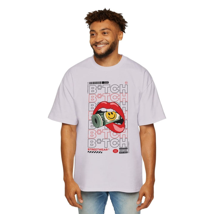 Streetwear Heavy Oversized Tee with Graphic Design - Orchid - S - Streetwear Heavy Oversized Tee with Graphic Design - Tatoo Tee