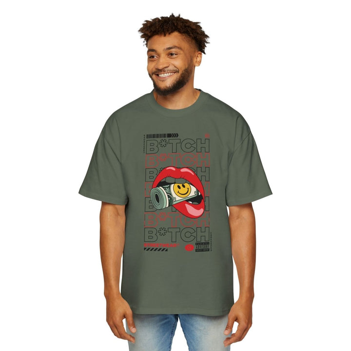 Streetwear Heavy Oversized Tee with Graphic Design - Orchid - S - Streetwear Heavy Oversized Tee with Graphic Design - Tatoo Tee