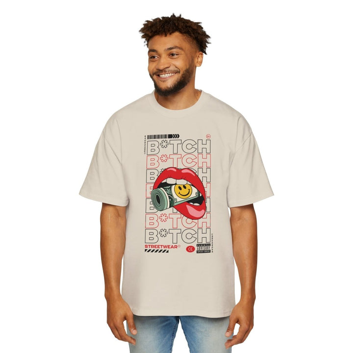 Streetwear Heavy Oversized Tee with Graphic Design - Orchid - S - Streetwear Heavy Oversized Tee with Graphic Design - Tatoo Tee