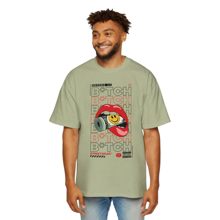 Streetwear Heavy Oversized Tee with Graphic Design - Orchid - S - Streetwear Heavy Oversized Tee with Graphic Design - Tatoo Tee