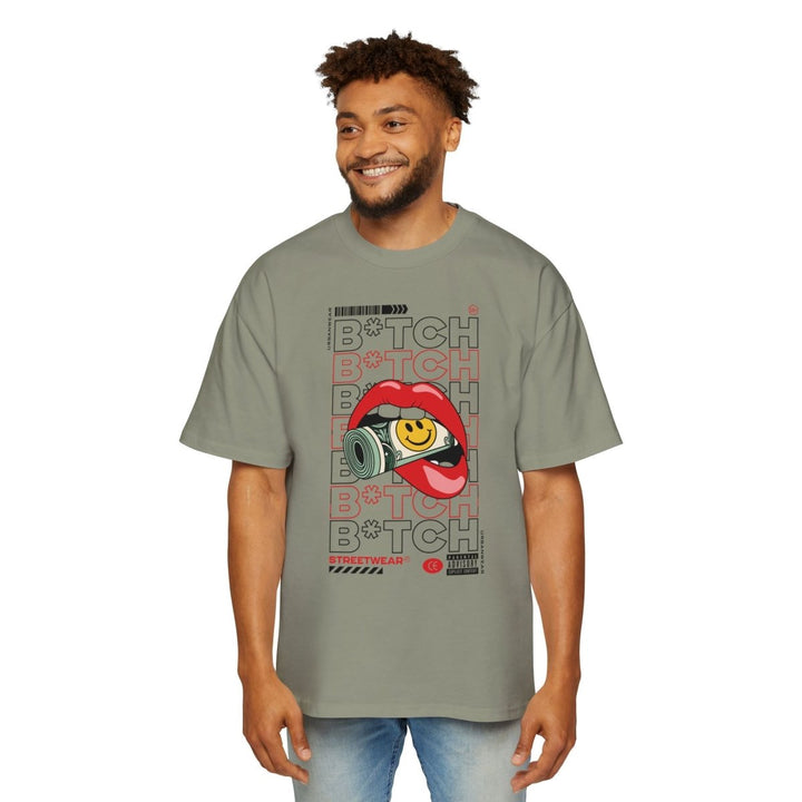 Streetwear Heavy Oversized Tee with Graphic Design - Orchid - S - Streetwear Heavy Oversized Tee with Graphic Design - Tatoo Tee