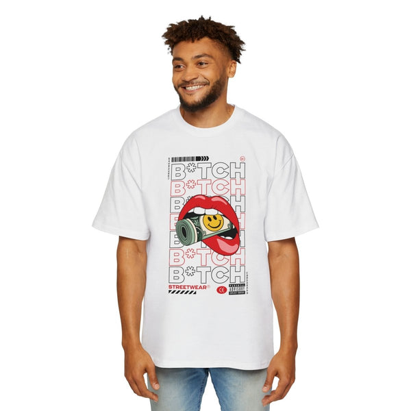 Streetwear Heavy Oversized Tee with Graphic Design - White - S - Streetwear Heavy Oversized Tee with Graphic Design - Tatoo Tee