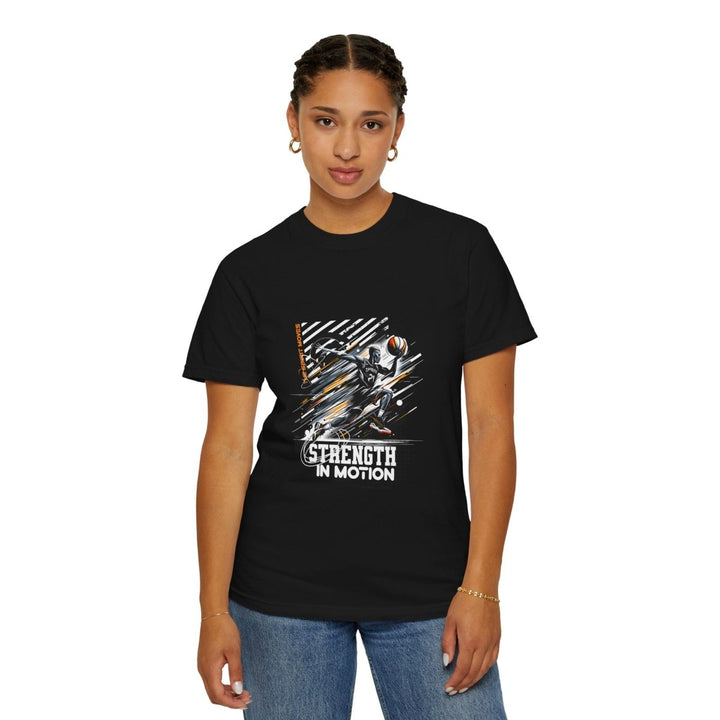 Strength in Motion Unisex Garment - Dyed T-Shirt - Sporty and Stylish Tee - Black - S - Strength in Motion Unisex Garment - Dyed T-Shirt - Sporty and Stylish Tee - Tatoo Tee