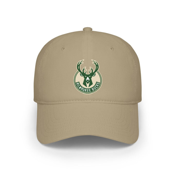 Stylish Milwaukee Bucks Low Profile Baseball Cap | Sporty Gift for Fans, Adjustable Cap - Khaki - One size - Stylish Milwaukee Bucks Low Profile Baseball Cap | Sporty Gift for Fans, Adjustable Cap - Tatoo Tee