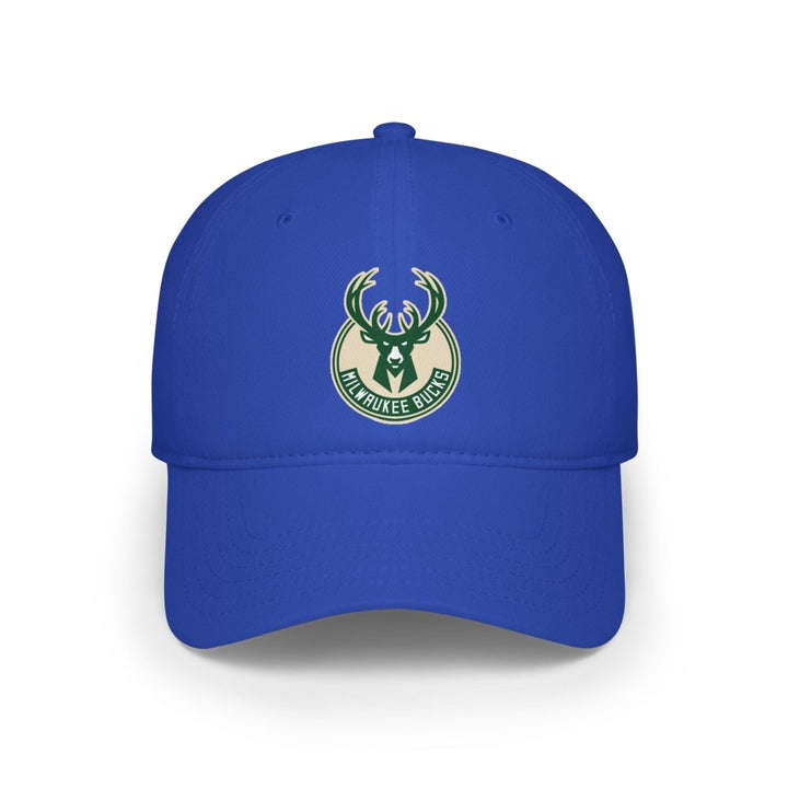 Stylish Milwaukee Bucks Low Profile Baseball Cap | Sporty Gift for Fans, Adjustable Cap - Royal - One size - Stylish Milwaukee Bucks Low Profile Baseball Cap | Sporty Gift for Fans, Adjustable Cap - Tatoo Tee