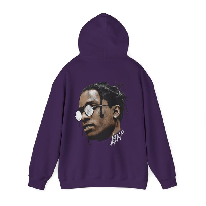 Stylish Unisex Hoodie with Trendy Graphic for Music Lovers - Purple - S - Stylish Unisex Hoodie with Trendy Graphic for Music Lovers - Tatoo Tee