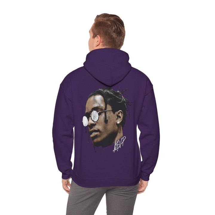 Stylish Unisex Hoodie with Trendy Graphic for Music Lovers - Purple - S - Stylish Unisex Hoodie with Trendy Graphic for Music Lovers - Tatoo Tee