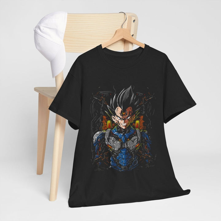 Superhero - Inspired Dragon Ball Unisex Heavy Cotton Tee - Bold Graphic Design - Black - S - Superhero - Inspired Dragon Ball Unisex Heavy Cotton Tee - Bold Graphic Design - Tatoo Tee